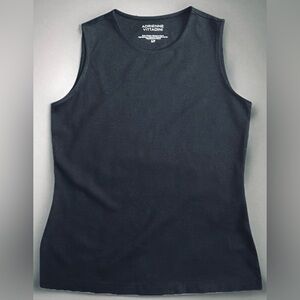 Adrienne Vittadini Women’s Black Dressy Tank Top Small/Petite